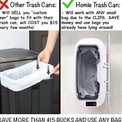 Discount Automatisk Smart Soptunna 3.2 Gallon Med Beröringsfri Rörelsesensor Och Anti, I Badrum, Toalett, K