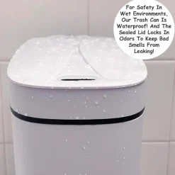Discount Automatisk Smart Soptunna 3.2 Gallon Med Beröringsfri Rörelsesensor Och Anti, I Badrum, Toalett, K
