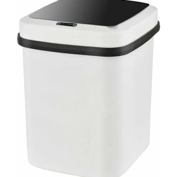 New Automatisk soptunna med stor kapacitet på 13 liter med beröringsfri luktskydd med rörelsesensor, 3 öppningslock för kök, sovrum, badrum