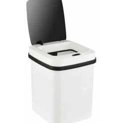 New Automatisk soptunna med stor kapacitet på 13 liter med beröringsfri luktskydd med rörelsesensor, 3 öppningslock för kök, sovrum, badrum