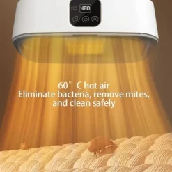 New GIFT OF G Automatisk strykningsmaskin 360° Full varmluftstorkning, Klädtork Varmluftscirkulation Konvektion, Torkmaskin för lägenhet