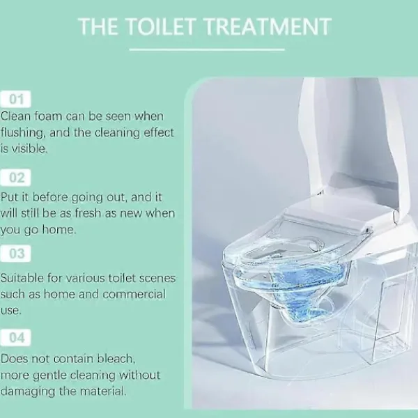 Outlet Automatisk toalettrengörare - Krazy klean toalettrengöring, lätt att använda