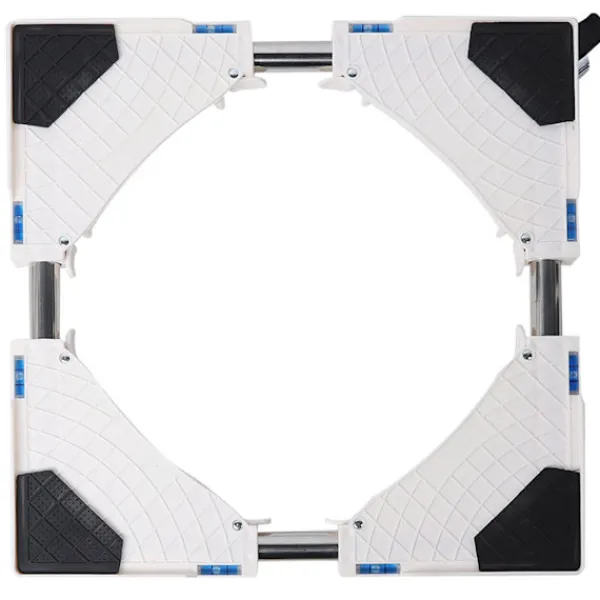 Hot Automatisk Tvättmaskin Basfäste med Broms 8 Hjul Kylskåpsstöd Rack 1 Styck