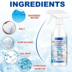 Hot Avfrostningsspray för kyl och frys, Uppgraderad avfrostningsspray 120mlA 1pcs