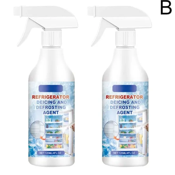 Outlet Avfrostningsspray för kylskåp och frys, Uppgraderad Avfrostningsspray 120mlB 2pcs