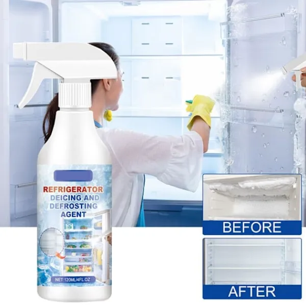 Outlet Avfrostningsspray för kylskåp och frys, Uppgraderad Avfrostningsspray 120mlB 2pcs
