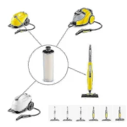 Avkalkningspatron för ångtvättvattenrenare för Kärcher SC2 SC3 rent vatten avkalkningsfilter Premium Upright 1 st 25-26s