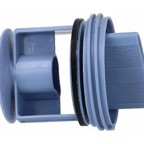Hot Avloppsplugg för Siemens Bosch WM1095/1065 WD7205 Tvättmaskin Dräneringspump Blå