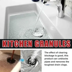 Outlet Avloppsöppnare i pulverform - Effektiv propplösare för rör