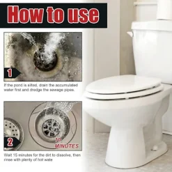 Outlet Avloppsöppnare i pulverform - Effektiv propplösare för rör