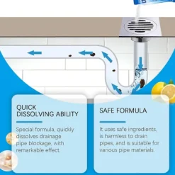 Avloppsrengöringspulver