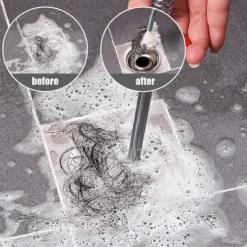 INF Avloppsrensare med gripklo L Silver