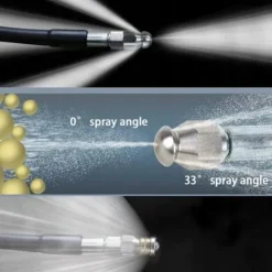 Clearance Rosfix Avloppsrensarslang 40M M22 med Adapter – Högt Tryck | Flexibel | Kompatibel med Karcher K2, K4, HD