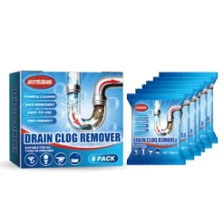 LBSS Avloppsrörledning Luktborttagningspulver Förhindra tilltäppning Pinelines Rengöringspulver för kök Box