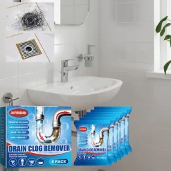 LBSS Avloppsrörledning Luktborttagningspulver Förhindra tilltäppning Pinelines Rengöringspulver för kök Box