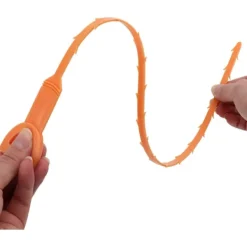 Best Avloppsstoppborttagare, flexibel orm för att effektivt rengöra hår och skräp från diskho och badkar, 50 cm, 12-pack