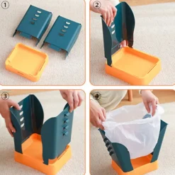 Online Avtagbar portabel kökssoptunna blå-gul blue-yellow