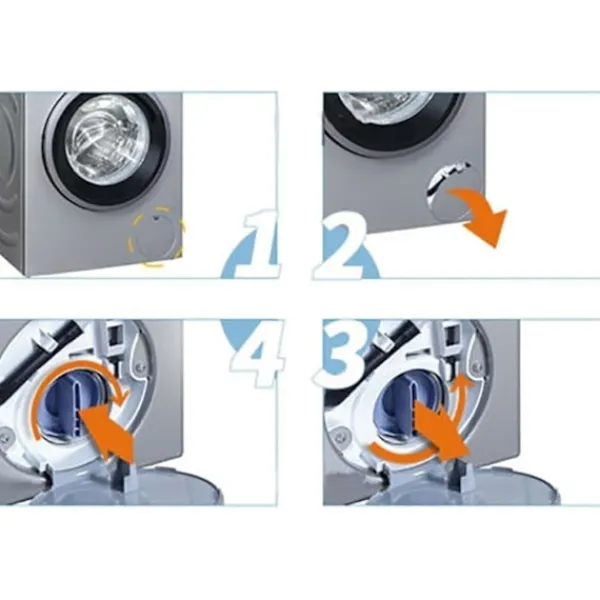 Clearance Avtappningsplugg för Siemens, Bosch Wm1095/1065 Wd7205 tvättmaskin