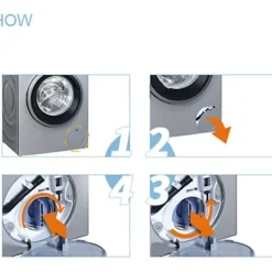 Sale Avtappningsplugg för Siemens Bosch Wm1095/1065 Wd7205 tvättmaskin avtappningspump