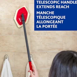 (AZC) Lämplig för Vileda Bathroom Magic Borstmopp Ersättningshuvud BATH MAGIC Svamp Skurdyna - 5 Delar