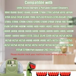 Discount 1400B Rengöringsmaskin Ersättningsdelar för 2458 1986 1425 3194 3353 3588F 3698Z Fläckborstverktyg Tillbehör B