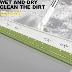 Outlet Badrumsgolvskrapa Mjuk Silikon Golvsopare Multifunktionell Glasfönsterputsare Grön green