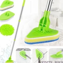 Sale Badrumsmopp Bad Dusch Multifunktionell Kakelrengöringskit Golvrengöringsverktyg