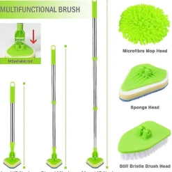 Sale Badrumsmopp Bad Dusch Multifunktionell Kakelrengöringskit Golvrengöringsverktyg