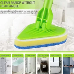 Sale Badrumsmopp Bad Dusch Multifunktionell Kakelrengöringskit Golvrengöringsverktyg