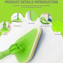 Sale Badrumsmopp Bad Dusch Multifunktionell Kakelrengöringskit Golvrengöringsverktyg