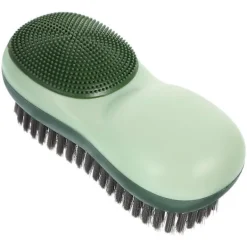 Discount Badrumsrengöringsborste Mjuk Borst Tvättskrubb Kläder Skor Grön 12.10X5.50X4.90CM Abs Tep Tpr Hemmakontor Kök 1-pack