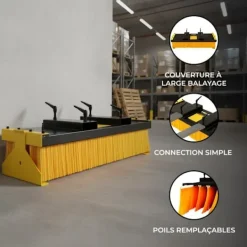 Hot MONSTERSHOP Balai Pousseur & Stöd för Gaffeltruckar 1300 mm Lager