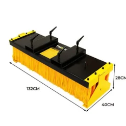 Hot MONSTERSHOP Balai Pousseur & Stöd för Gaffeltruckar 1300 mm Lager
