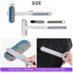Discount Selected deals Baldai, hundhårsborttagare för soffa, återanvändbar R, husdjurshårsborttagningsverktyg, mattraka för husdjur