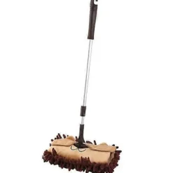 FMYSJ Barnmopp 180 Graders Rotation Djuprengöring Utdragbar Golvmopp Tecknad Form Rengöringsmopp för Hemrum (FMY) brown