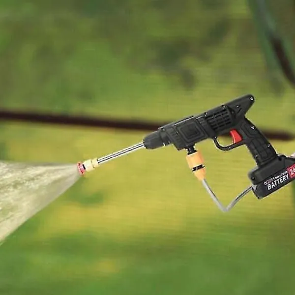 Hot Batteridriven Bärbar Sladdlös Högtryckstvätt Bil Vattenrengörare Pistol -Sy