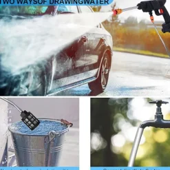 Sale Batteridriven sladdlös biltvätt med högtrycksspruta