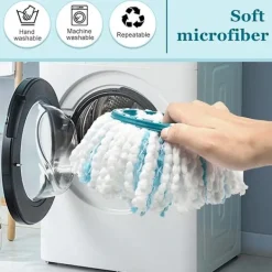 New Bekväm set med två mopphuvud för Leifheit Clean Disc Mop Ergo