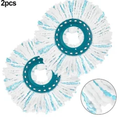 Best Bekvämt set med två mopphuvuden som reservdelar till Leifheit Clean Disc Mop Ergo