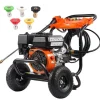 Online DUOKU Bensin Högtryckstvätt--3500 PSI 2,6 GPM-Aluminumpump-Set med 5 Munstycken-med Metallvagn