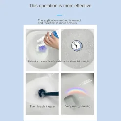 Beröringsfri Fizzy Skum Toalettstädare Bästa Stänkskydd Toalettstädare Skumpulver