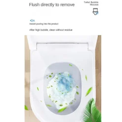 Beröringsfri Fizzy Skum Toalettstädare Bästa Stänkskydd Toalettstädare Skumpulver