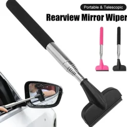 Best Bil Backspegel Torkare Fönstertvätt Rengöringsborste ROSA Pink