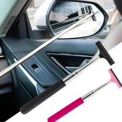Best Bil Backspegel Torkare Fönstertvätt Rengöringsborste ROSA Pink