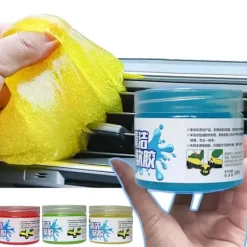 Outlet Bilrengöring mjukt gummi hushållsbil tangentbord mjuk rengöringslera` gummi F6Z6 Green One size