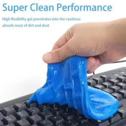 Outlet Bilrengöring mjukt gummi hushållsbil tangentbord mjuk rengöringslera` gummi F6Z6 Green One size