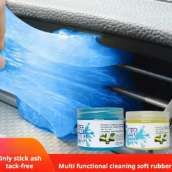 Outlet Bilrengöring mjukt gummi hushållsbil tangentbord mjuk rengöringslera` gummi F6Z6 Green One size