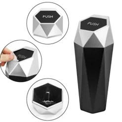 Discount Bilsoptunna sopförvaringslåda SVART Black