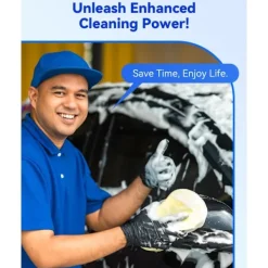 Sale Biltvättssvamp 5 st, Stora Allroundsvampar för Rengöring, 6 cm Tjockt Skumskrubbset, Svampar för Disk, Kakel, Cykel, Båt