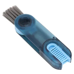 Clearance Blå 3-i-1 Rengöringsborste för Flasklock - Multifunktionell och Bekväm